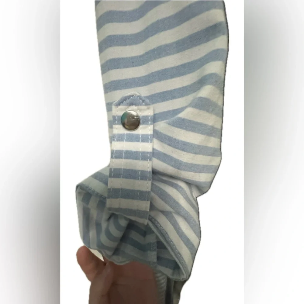 Nautical/Costal Women’s Striped Utility Dress w/ Belt 14 - Picture 3 of 7